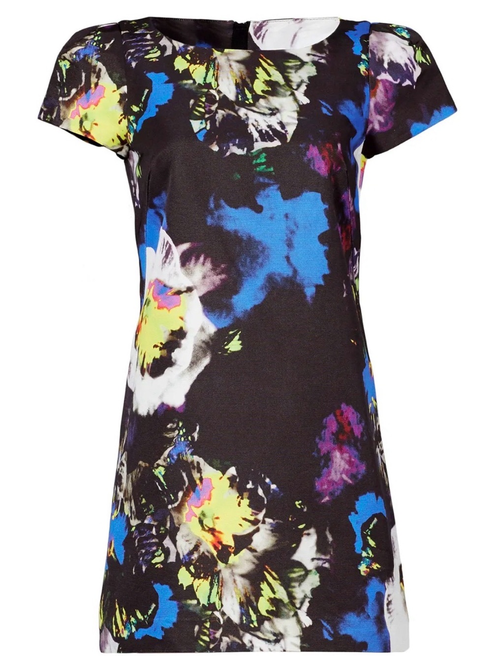 Milly Floral Cap Shift Dress- Size 4